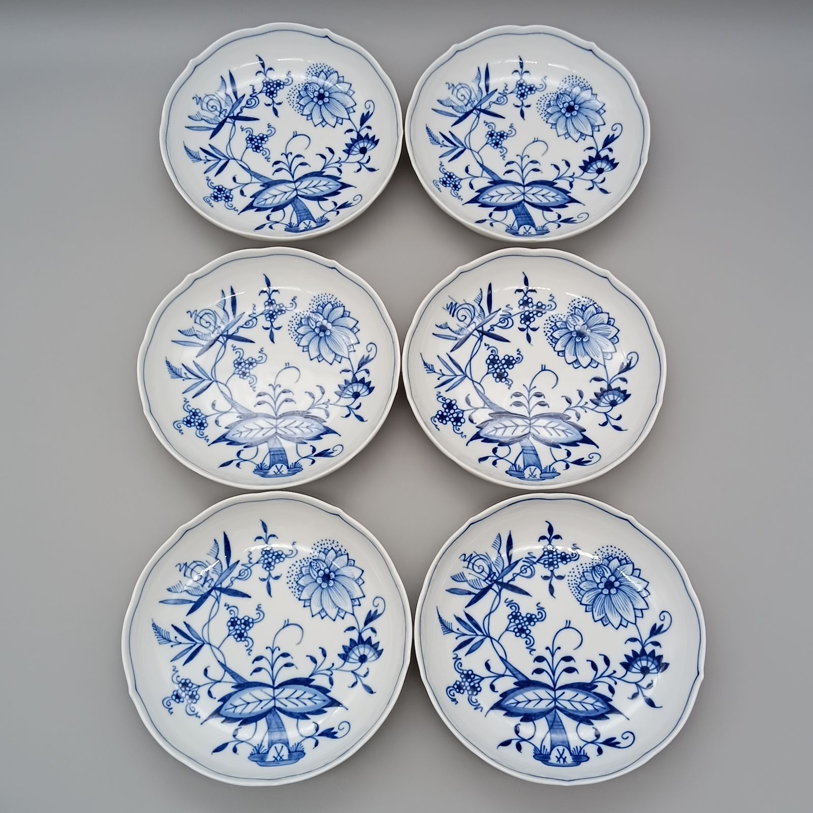  マイセン ブルーオニオン 小皿 ソーサー 13 5 cm 6点 セット meissen 皿 食器