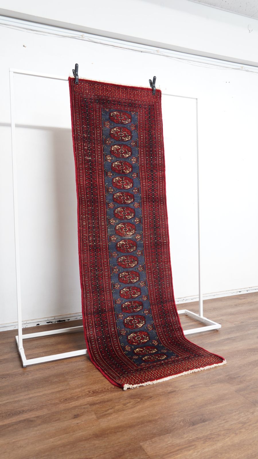 ヴィンテージラグ パキスタン絨毯 トライバルラグ ハンドメイド 手織り絨毯