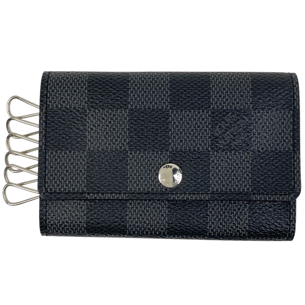 ルイ ヴィトン Louis Vuitton ミュルティクレ 6 鍵入れ キーホルダー キーケース ダミエグラフィット ブラック N62662 メンズ