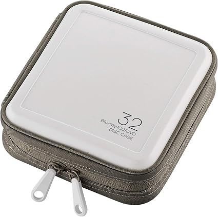 【在庫処分】エレコム DVD BD CDケース セミハード 32枚収納 ホワイト CCD-HB32WH