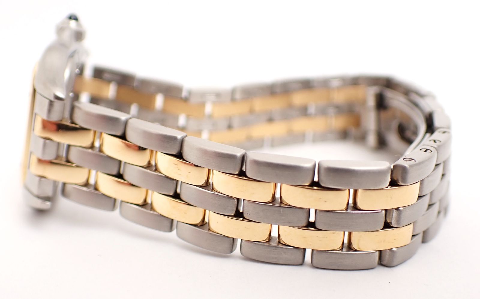 美品 Cartier(カルティエ) パンテール W25029B6 YG/SS QZ イエローゴールド 18金 Au750 コンビ クオーツ レディース シンプル 美品 Cartier(カルティエ) パンテール W25029B6 YG/SS QZ イエロー