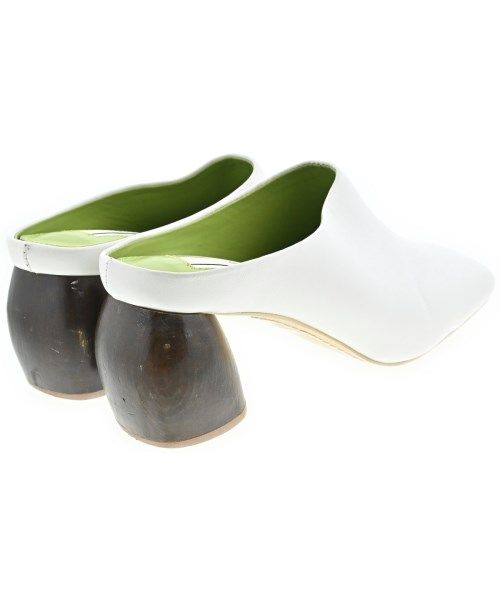 美品 アンスリード サイドカットスクエアミュール