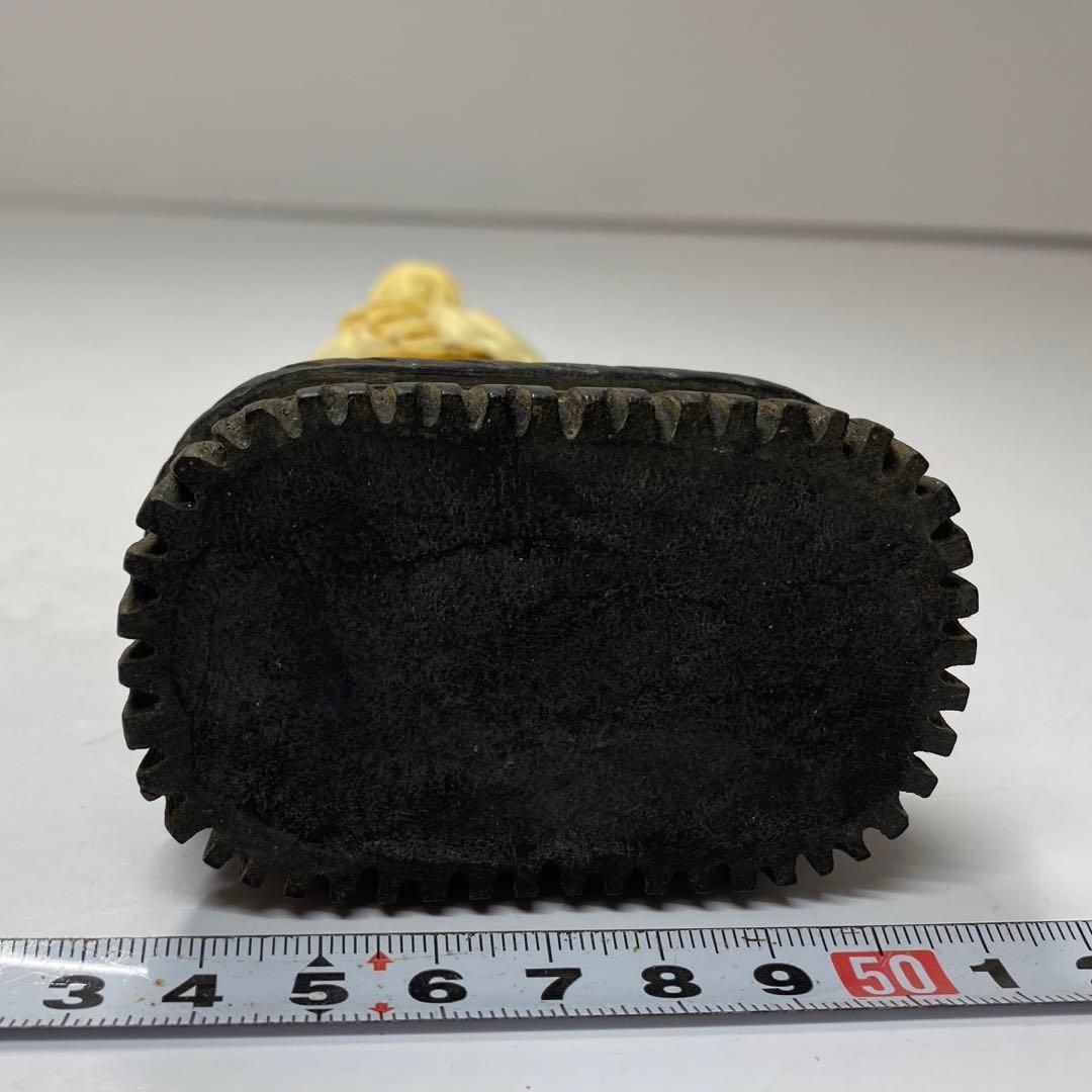  上 人物置物 292 g トヒチ 東さ5 0901 陶芸 工芸品