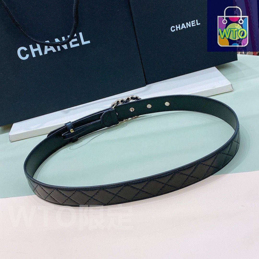 ◼️シャネル◼️レザーベルト◼️ 今日特価】Chanel シャネル レザーベルト - メルカリ