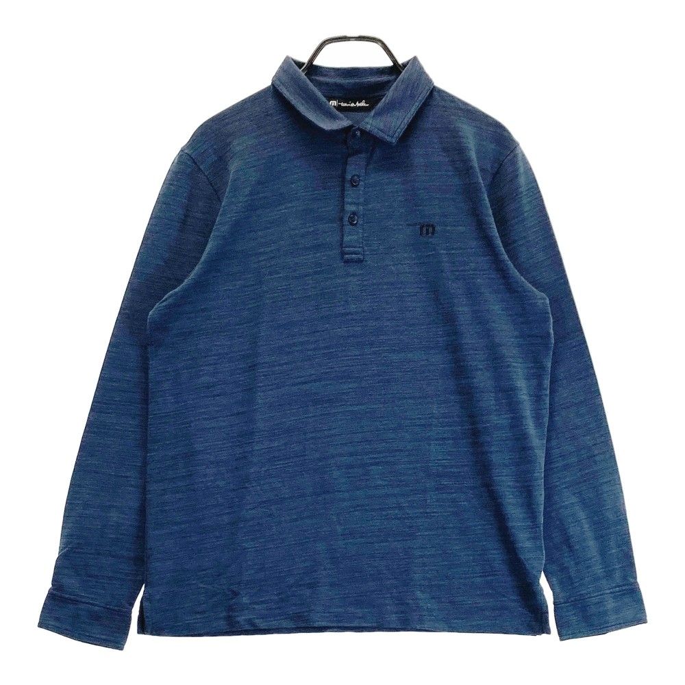 サイズ：L TRAVIS MATHEW トラビスマシュー  長袖ポロシャツ  ネイビー系 [240101297921]# ゴルフウェア メンズ ストスト