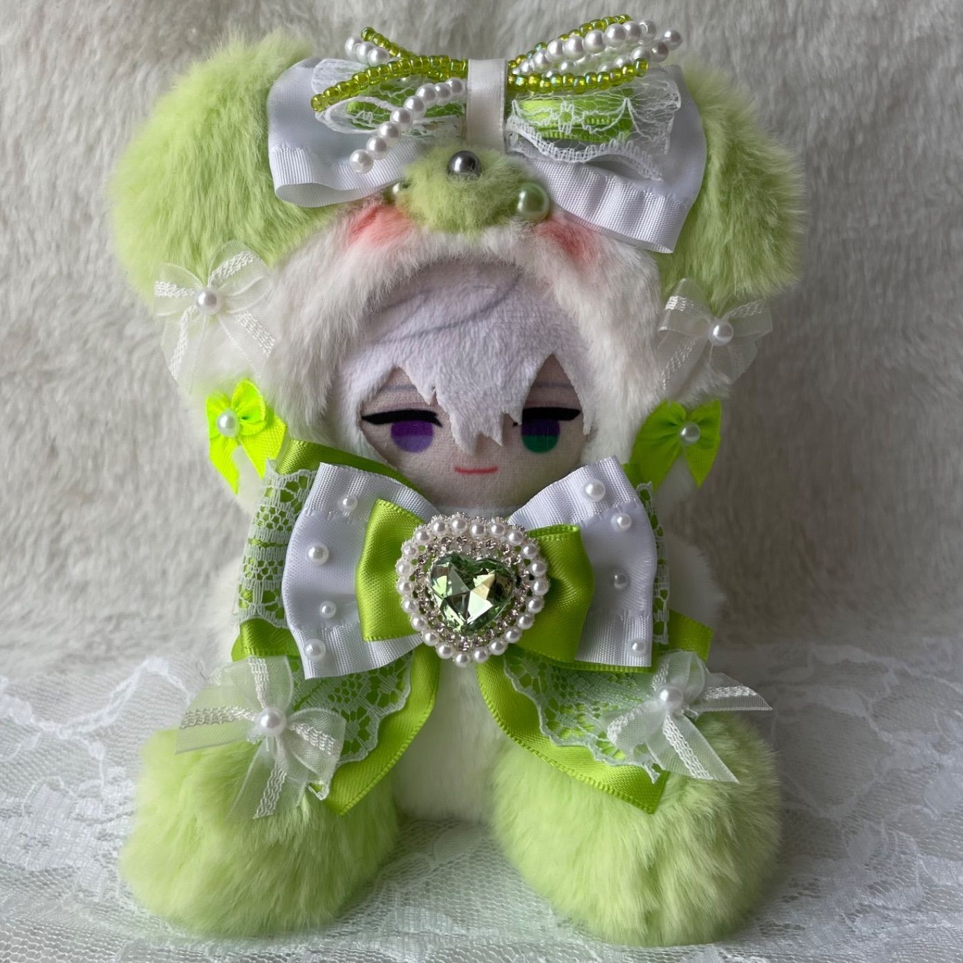 専用802.805　にじぱぺっと　10cmサイズ　おすわり　ぬい服　着ぐるみ ❤︎ぬい服 おすわりぬい服 着ぐるみ 10cm にじぱぺ用 ねこ