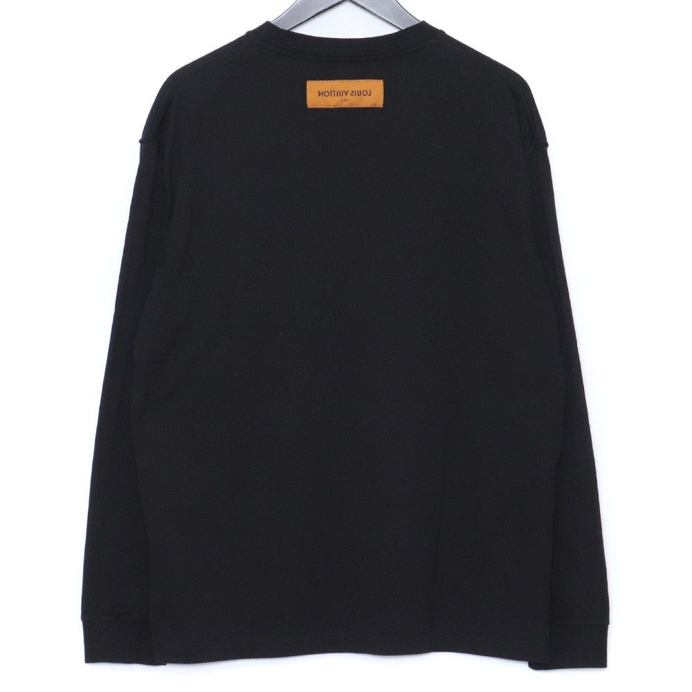 LOUIS VUITTON LVフェードプリンテッドロングスリーブTシャツ M