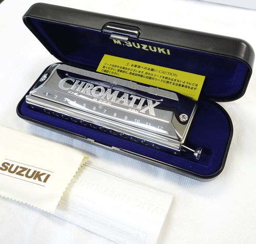 SUZUKI(鈴木）クロマチックハーモニカ SCX-48 12穴 【レギュラー