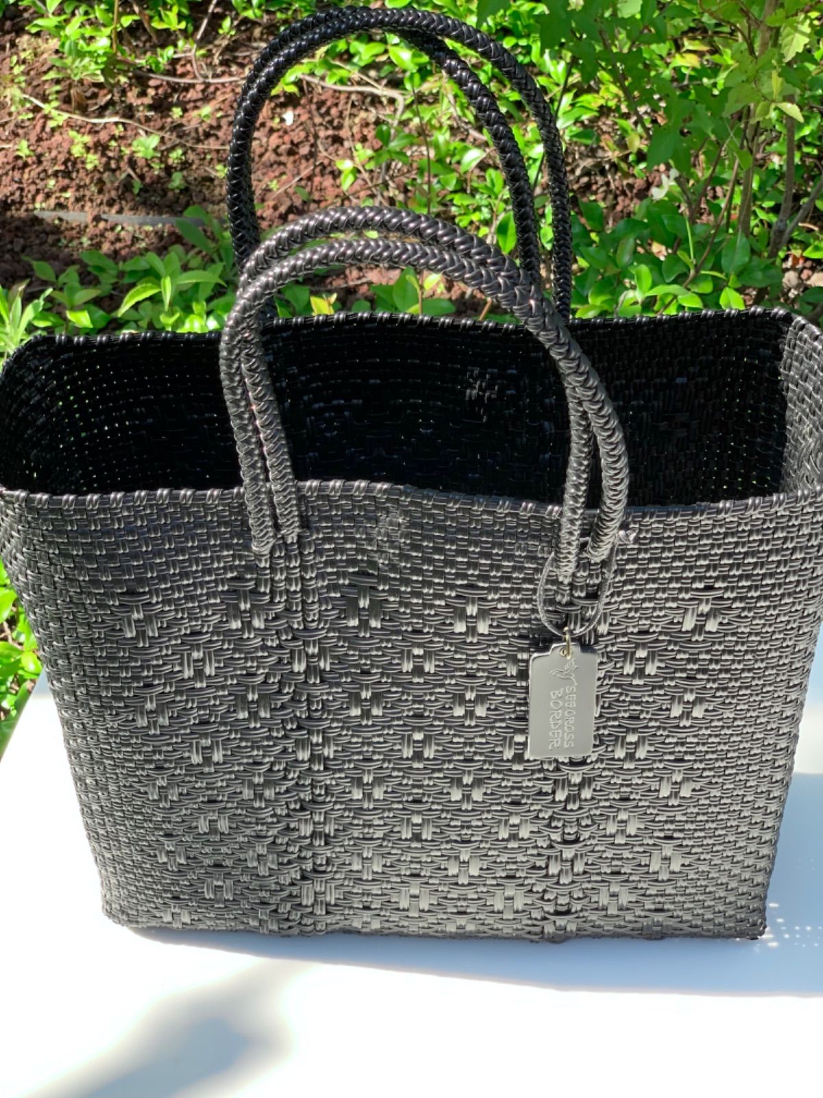 新品 大人気オアハカ産 メルカドバッグ メキシコ Mサイズ 黒 Amazon.co.jp: オアハカ産 メルカドバッグ メキシコ ブラウン系