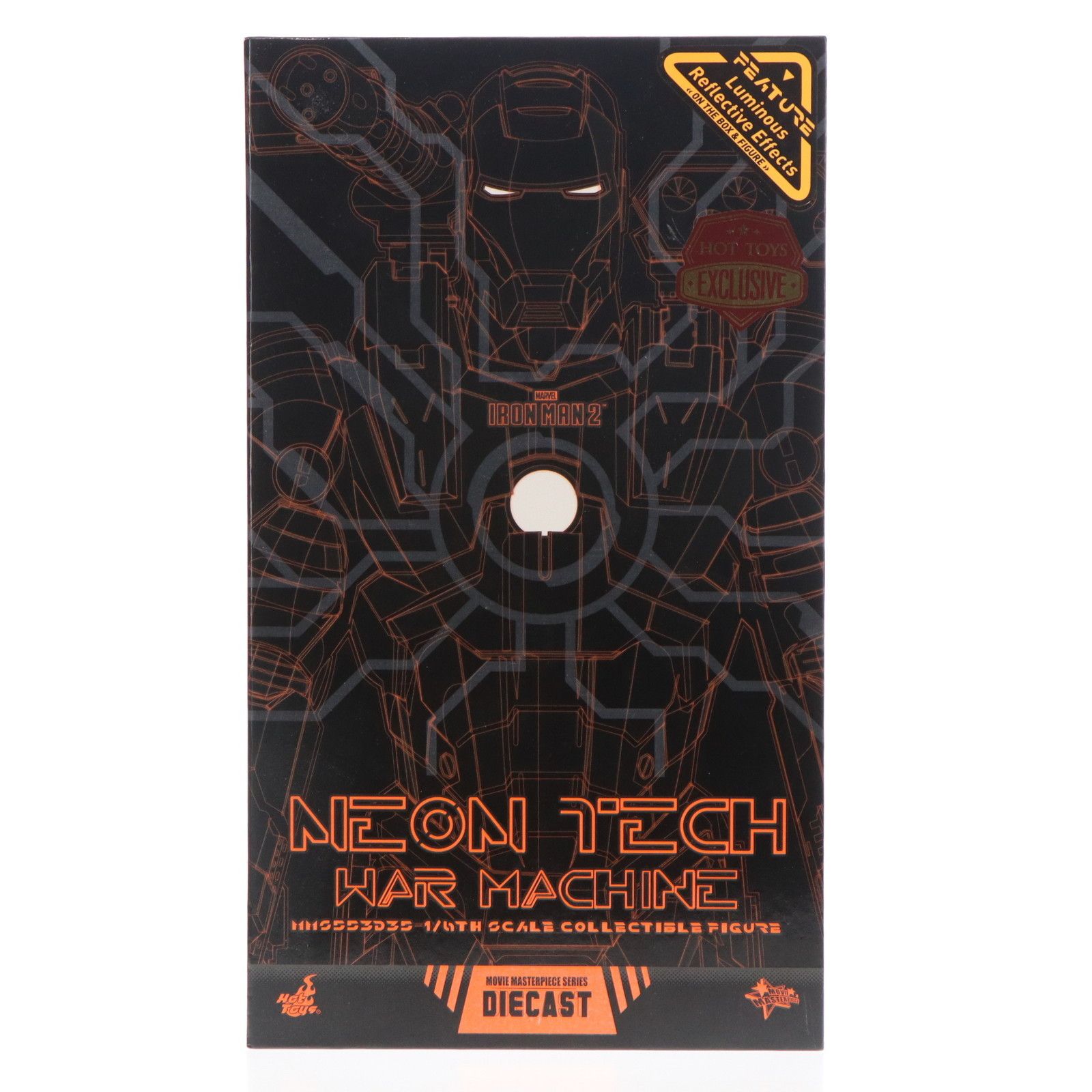 ムービー マスターピース DIECAST ウォーマシン ネオンテック|オレンジ版 アイアンマン2 1|6 完成品 可動フィギュア アベンジャーズ|エンドゲーム エクスクルーシブ ストア by ホットトイズ MM 553D35 ホットトイズ