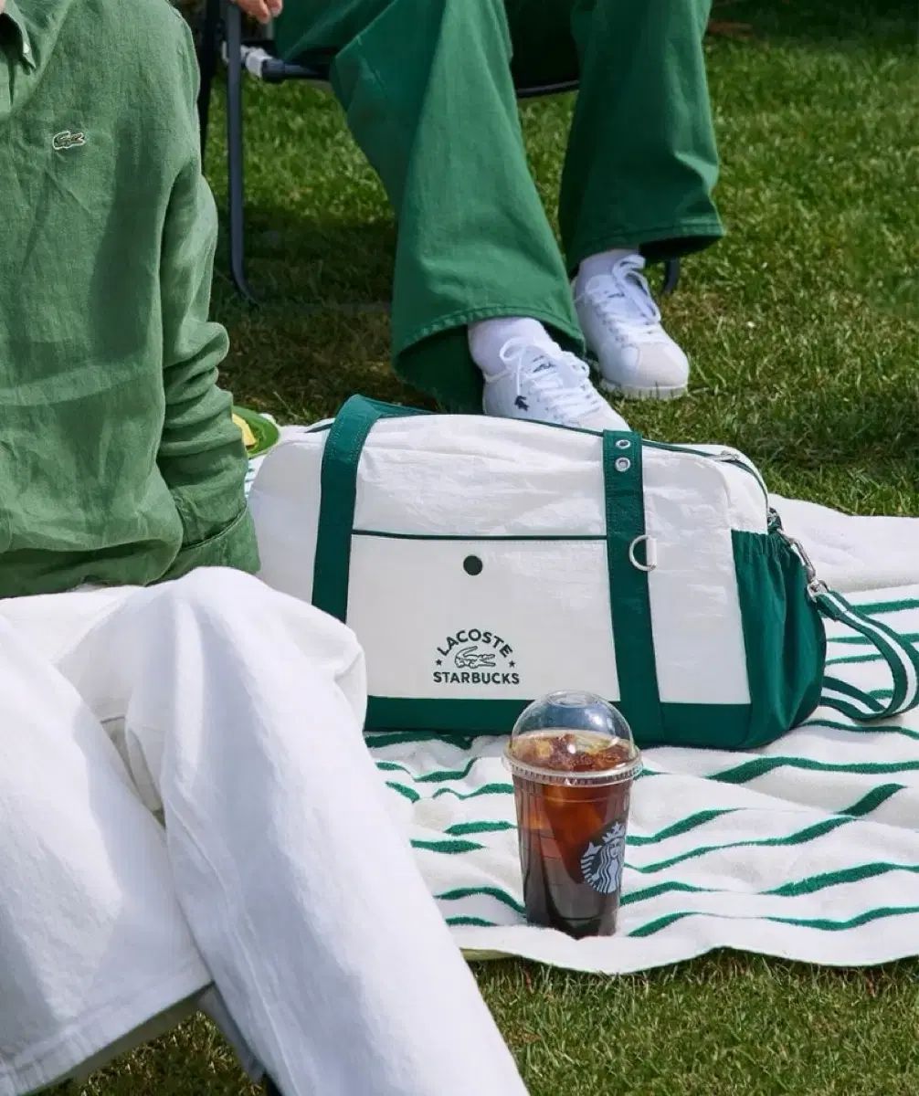スターバックス LACOSTE ラコステ 周波数 マルチバッグ バッグ グリーン 緑 ボストンバッグ