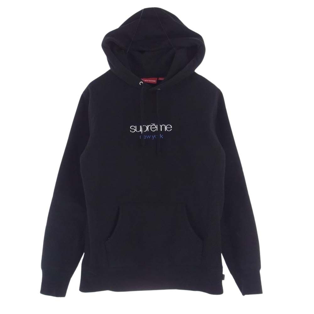 Supreme シュプリーム パーカー 16AW Chrome Classic Logo Hooded Sweatshirt クロム クラシック ロゴ  フード パーカー ブラック系 S【中古】 - メルカリ