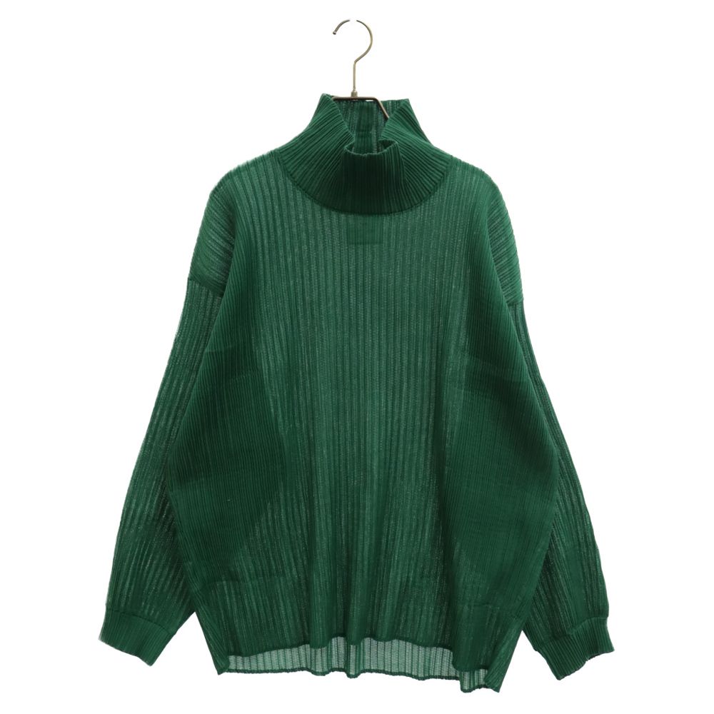 SHAREEF (シャリーフ) 22SS PLEATS HIGH-NECK P/O プリーツ ハイネック 