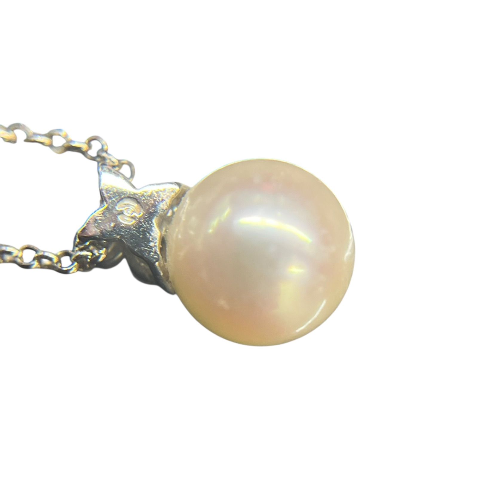 TASAKI k18WGダイヤモンドパールネックレス　パール約7mm TASAKI k18WGダイヤモンドパールネックレス パール約7mm