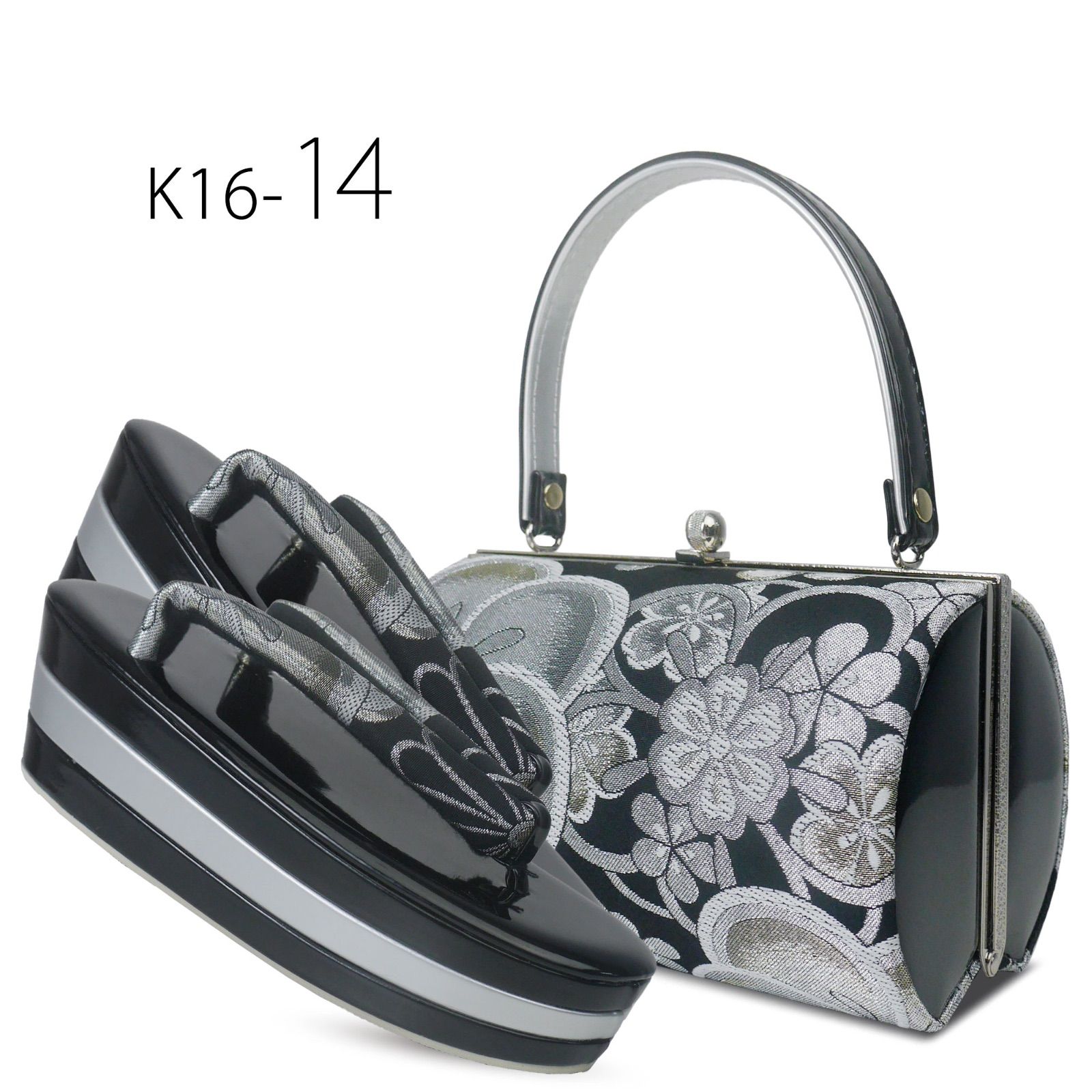 草履バッグセット 草履 振袖 成人式 ヒール 厚底 kzouribag16-18 草履