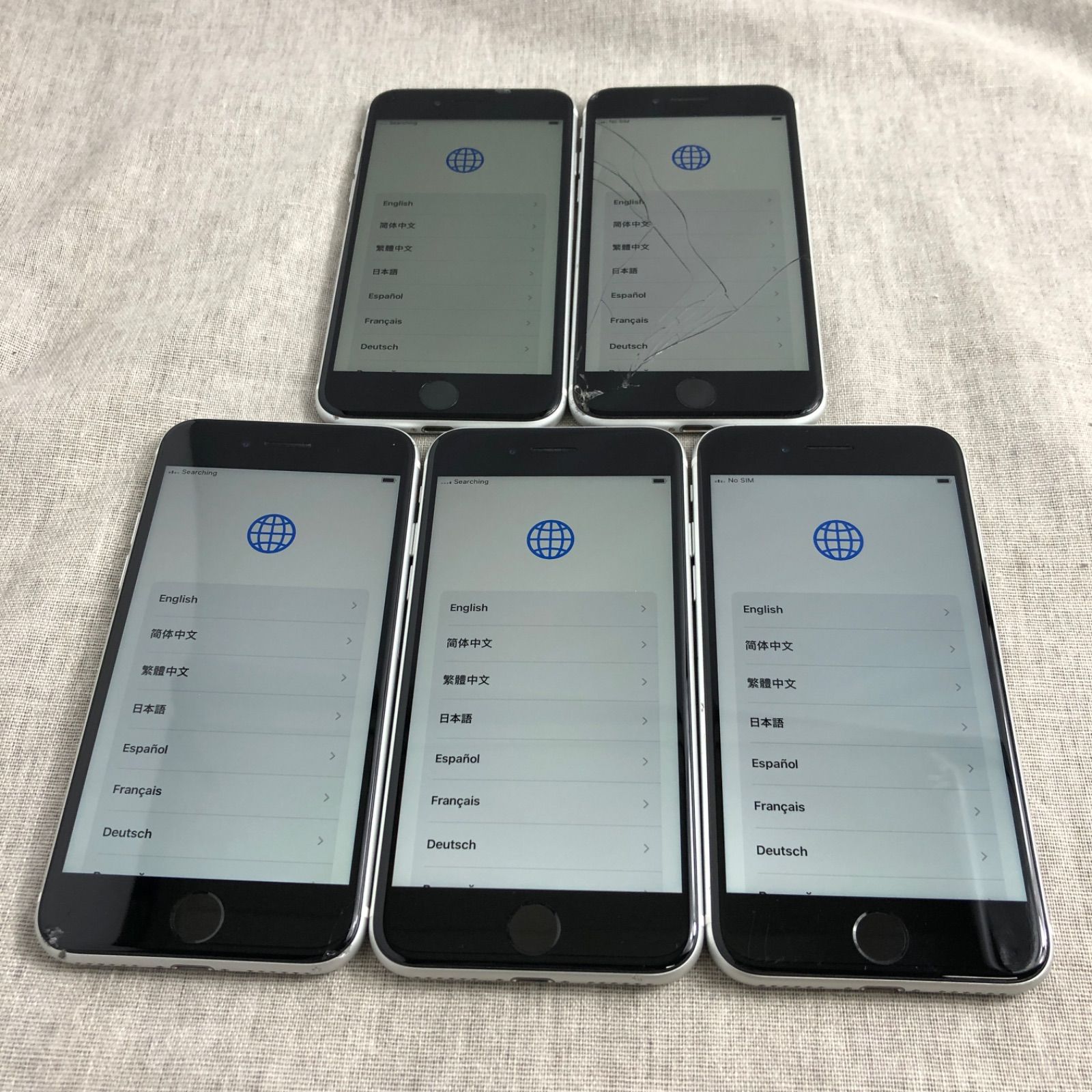 ◇ジャンク品◇【５点セット】iPhone SE (第2世代) 64GB White（A2296