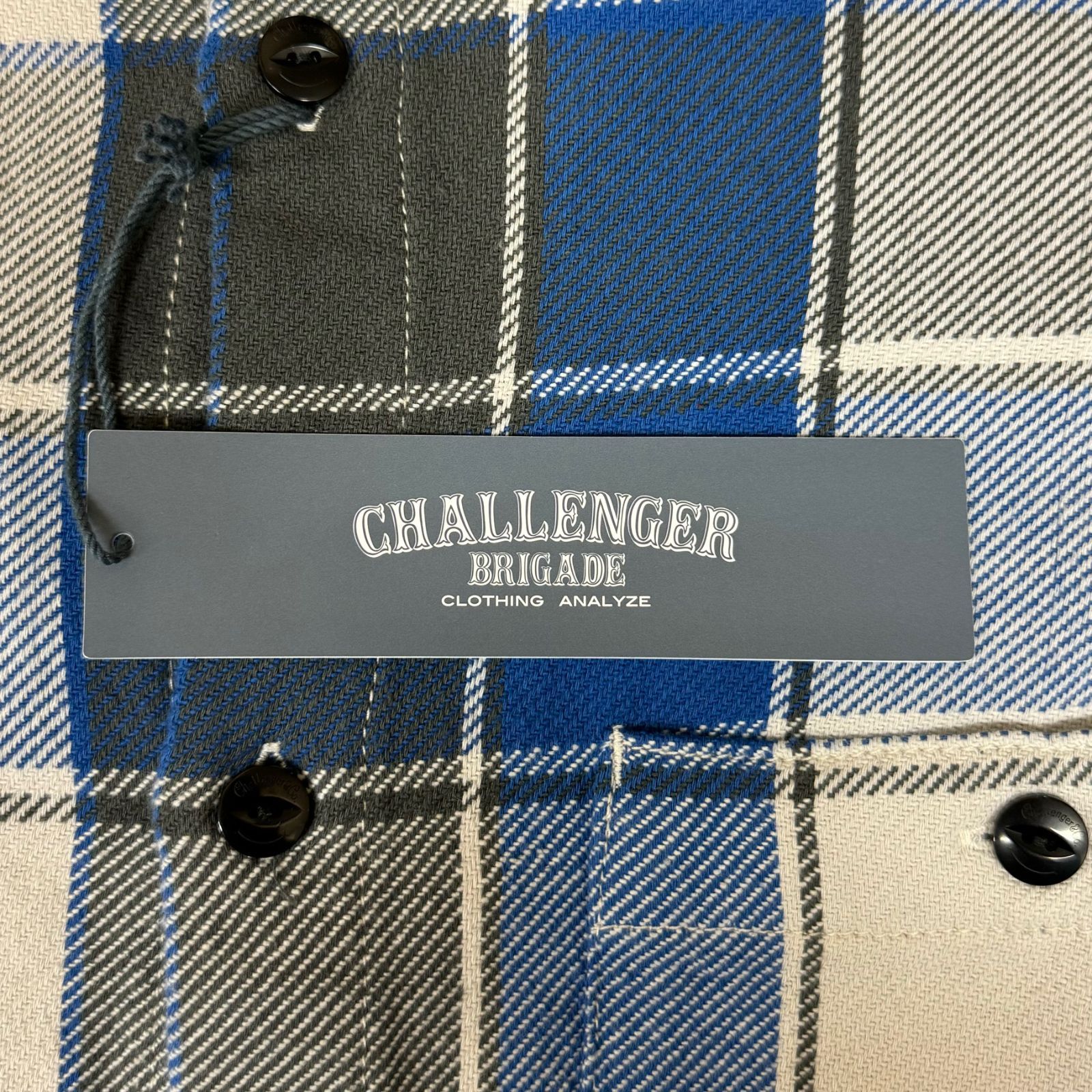 定価24200円 新品 CHALLENGER 23AW L/S BIG CHECK SHIRT CLG-SH 023 