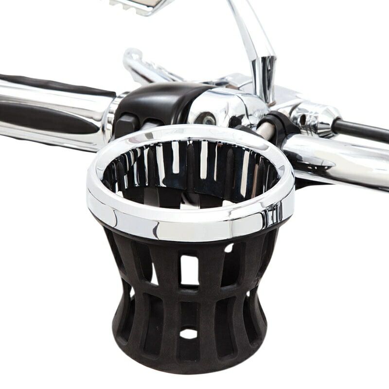 THE ORIGINAL ドリンクホルダー クランプマウント クローム ブラッククランプ BRIGHTFACE_UK