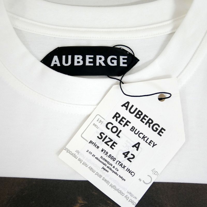 【未使用】AUBERGE BUCKLEYフォトT　38　オーベルジュ AUBERGE オーベルジュ 国内正規 24SS BUCKLEY フォトプリントT