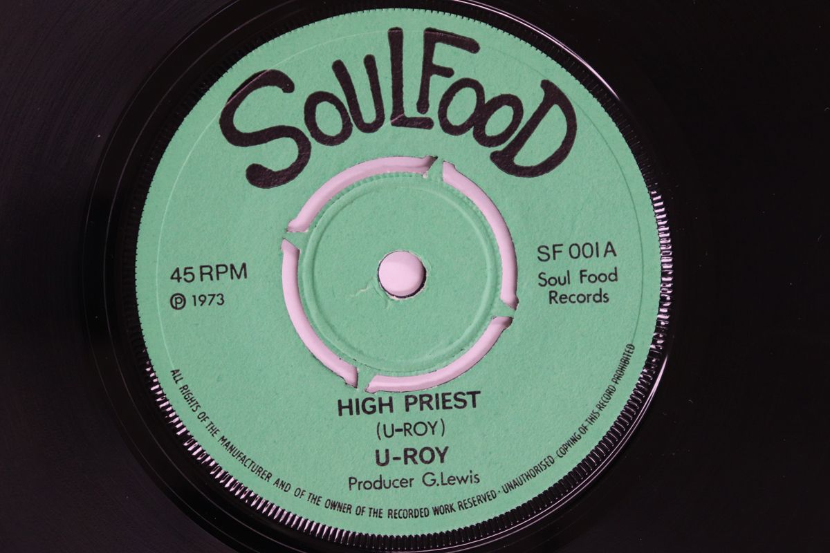 英7” U Roy High Priest / London City Rock SF001 SOUL FOOD RECORDS /00080 英7” U Roy High Priest / London City Rock SF001 SOUL FOOD RECORDS