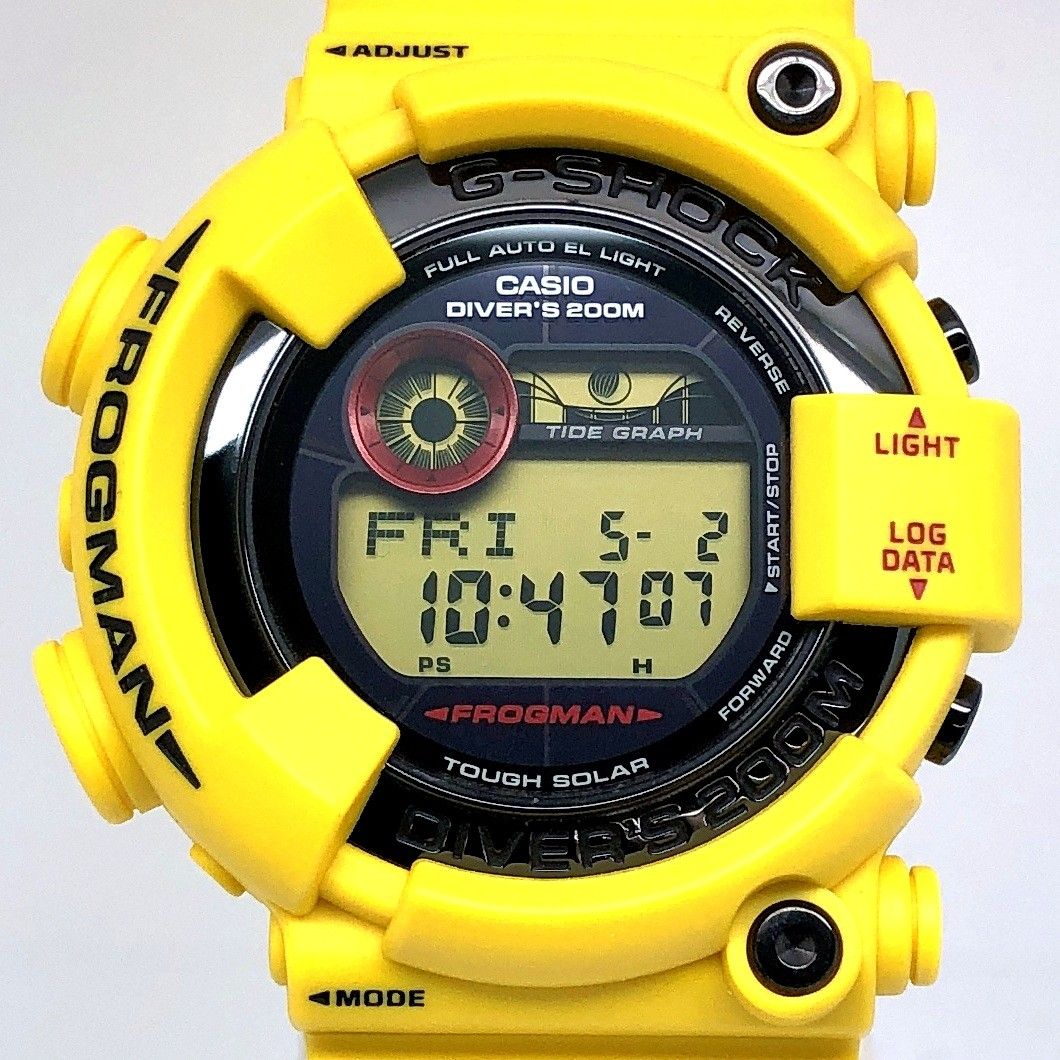 G-SHOCK ジーショック GF-8230E-9 FROGMAN 30周年記念 フロッグマン ライトニングイエロー タフソーラー 2013年11月発売