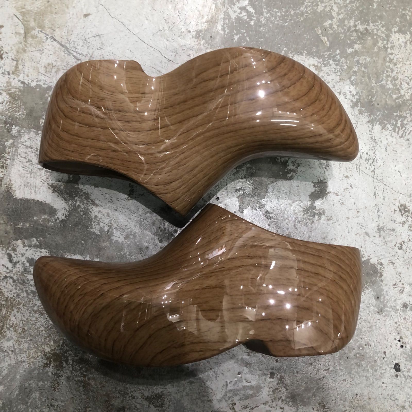 O BALENCIAGA TECHNOCLOG RUBBER PRINTED テクノクロッグ