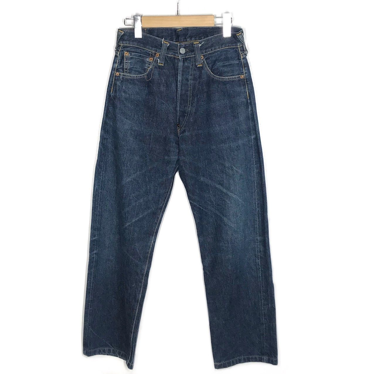 エビスジーンズ　2501 EVISU 2501 xx 水牛革パッチNo.2赤耳セルビッチ デニム W30