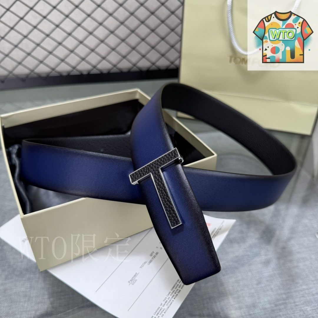 TOM FORD レザーベルト 今日WTO】Tom Ford トムフォード ダブルフェイス 1st Layer