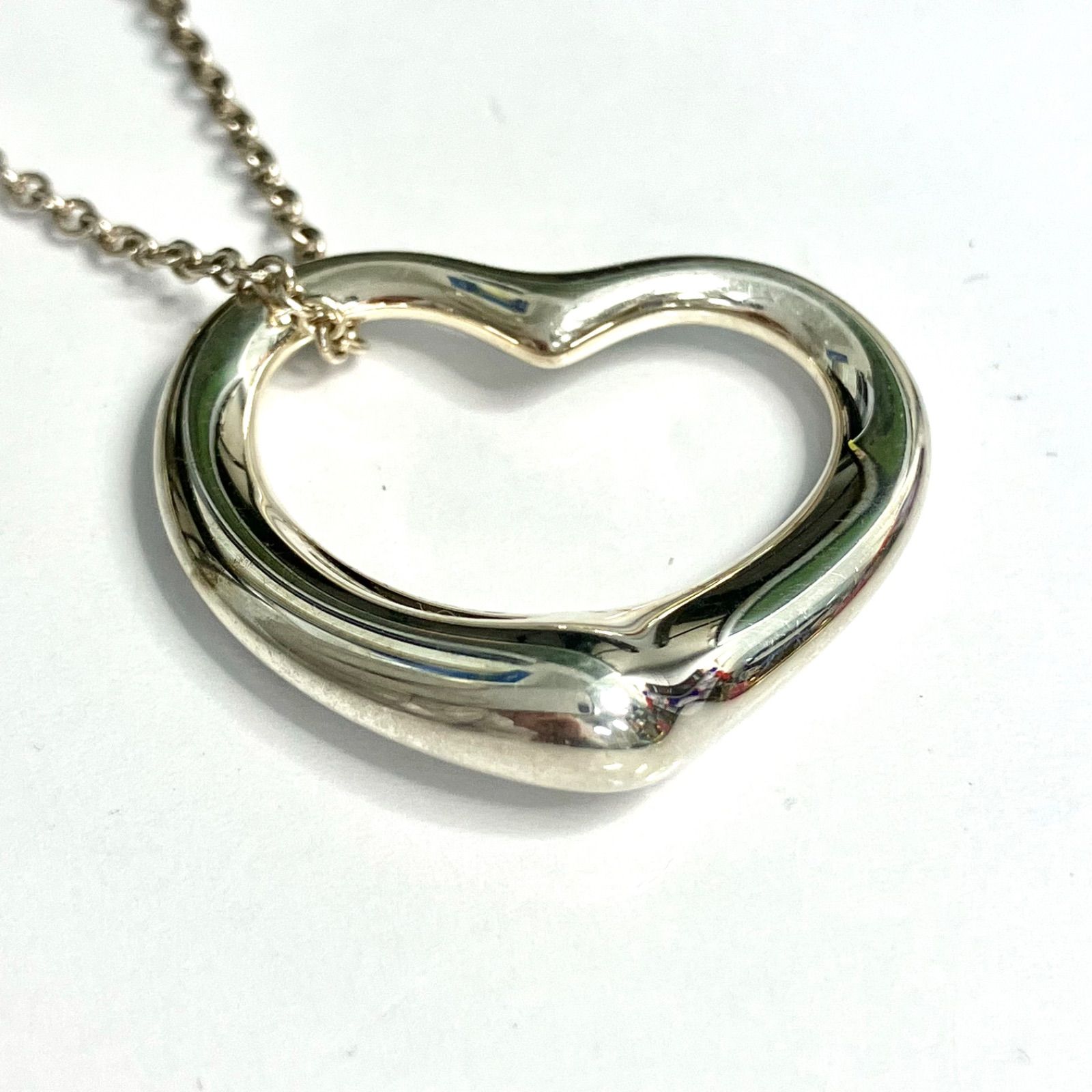 上美品⭐️TIFFANY&Co.ティファニー】 オープンハートネックレス