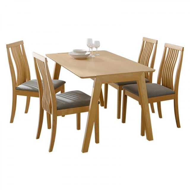 萩原 Hagihara ダイニング５点セット グレー MI-860935NALGY-5S 新生活 一人暮らし デザイン おしゃれ インテリア 家具