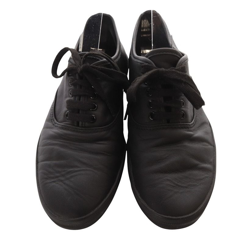 美品　COMME des GARONS レザースニーカー　ブラック　24cm コムデギャルソンコムデギャルソン COMME des GARCONS COMME des