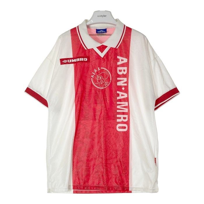 UMBRO アンブロ AJAX No14 CRUYFF 半袖ユニホーム ホワイト×レッド size2
