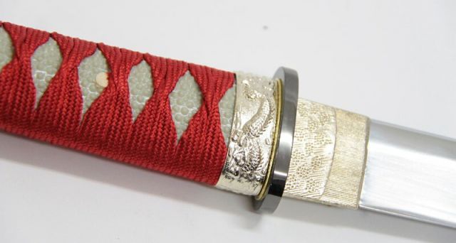 美術品 2本セット 刀 種類2：刀単品 模造刀 刀匠シリーズ 博多 藤四郎 短刀 刃紋入り