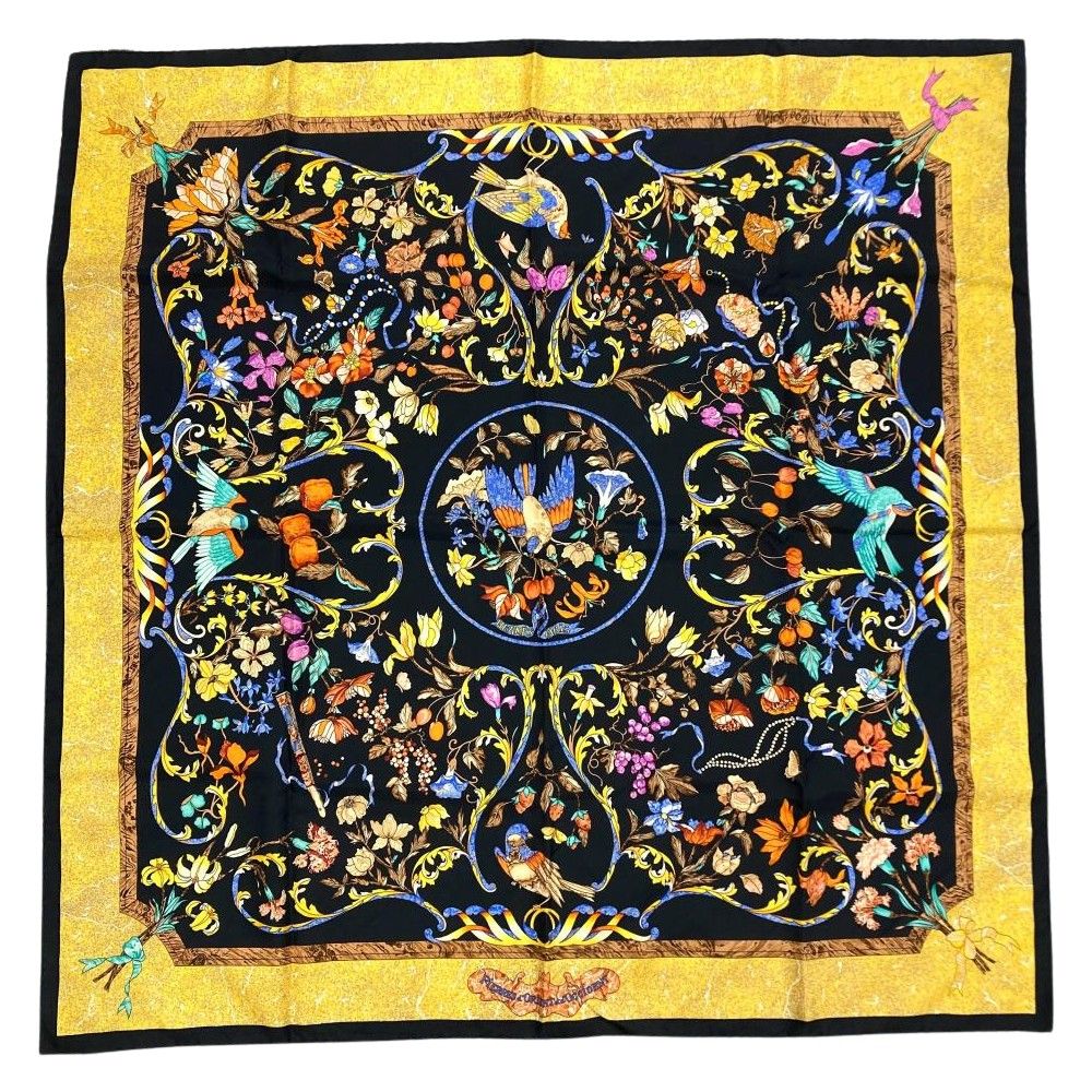 エルメス HERMES カレ90 東洋の石と西洋の石細工 PIERRES d