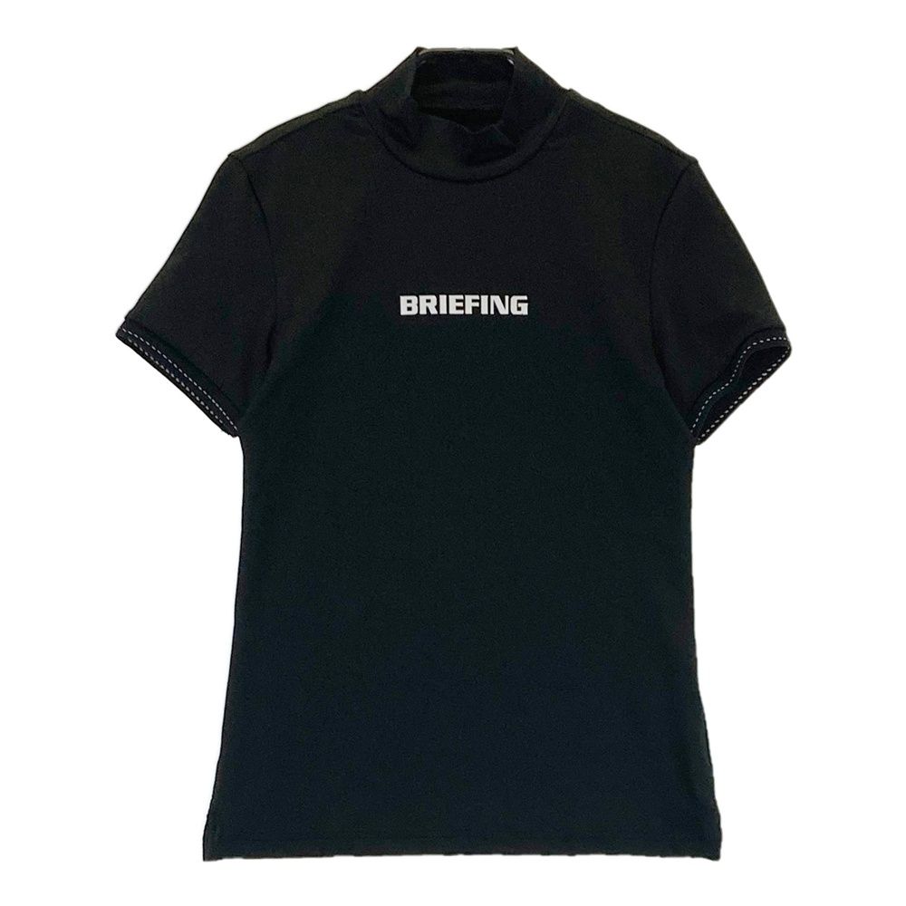 サイズ XS BRIEFING GOLF ブリーフィング BBG221W03 半袖モックネックTシャツ ブラック系 240101531341 ゴルフウェア レディース ストスト