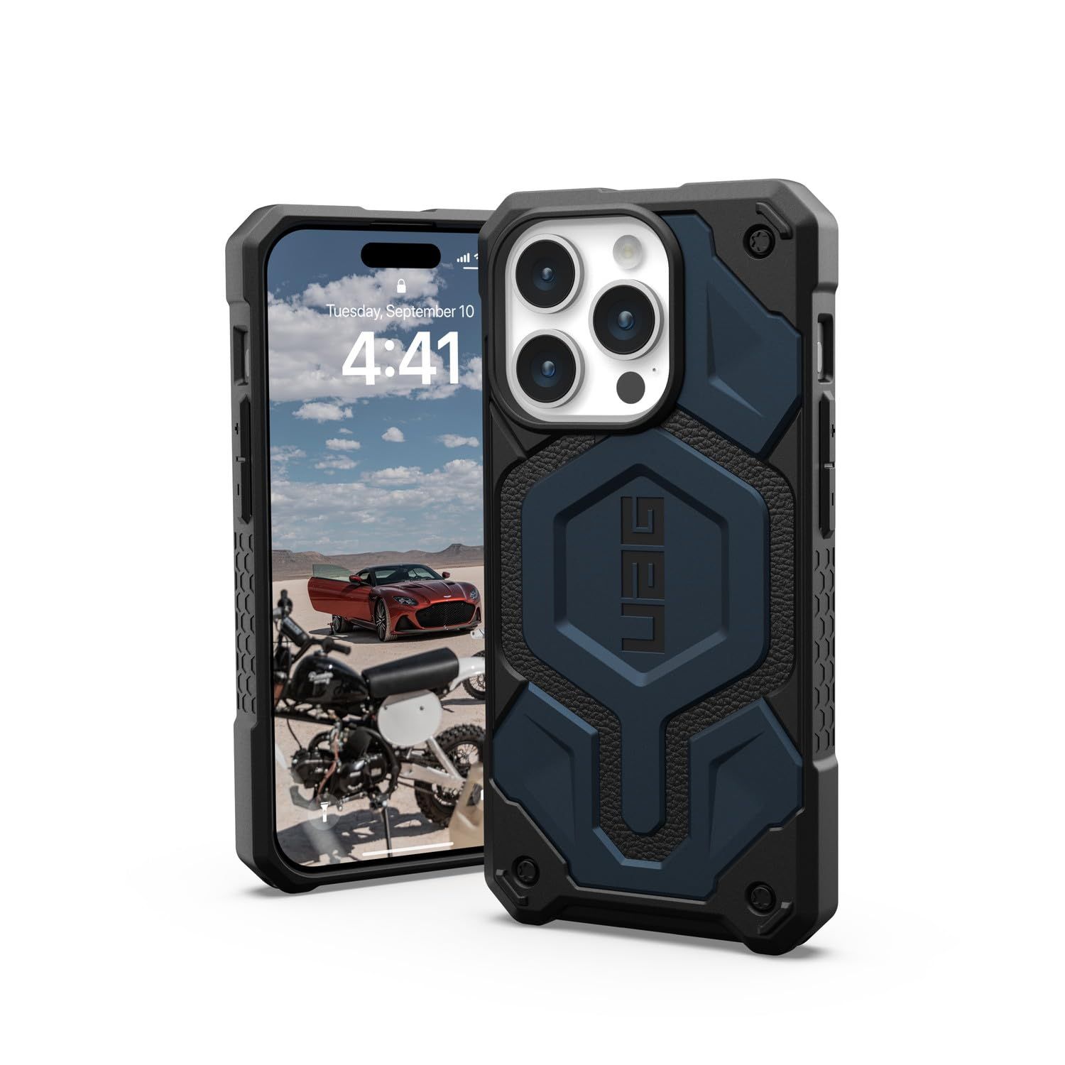 URBAN ARMOR GEAR iPhone 15 Pro 2025対応耐衝撃ケース MONARCH PRO MagSafe対応 マラード 日本正規代理店品 UAG-IPH23MA-P MagSafe対応 - マラード iPhone 15 Pro