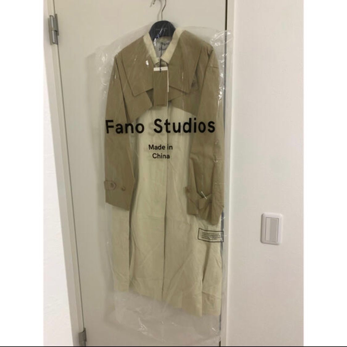 fano studios ツーピースロングトレンチコート - ろみの洋服屋さん
