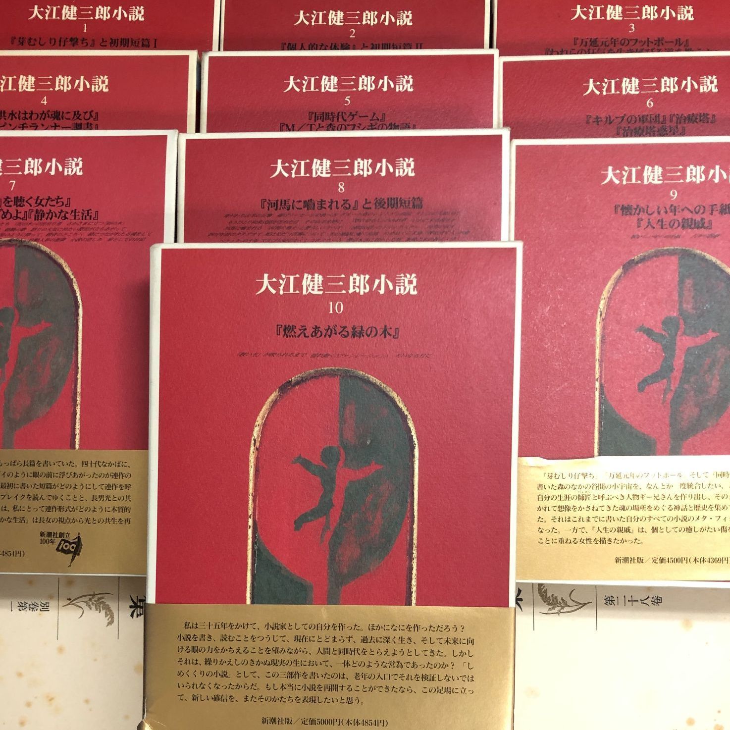 大江健三郎小説　全10冊　新潮社　全巻月報付き 大江健三郎小説全10冊 新潮社 全巻月報・帯付き