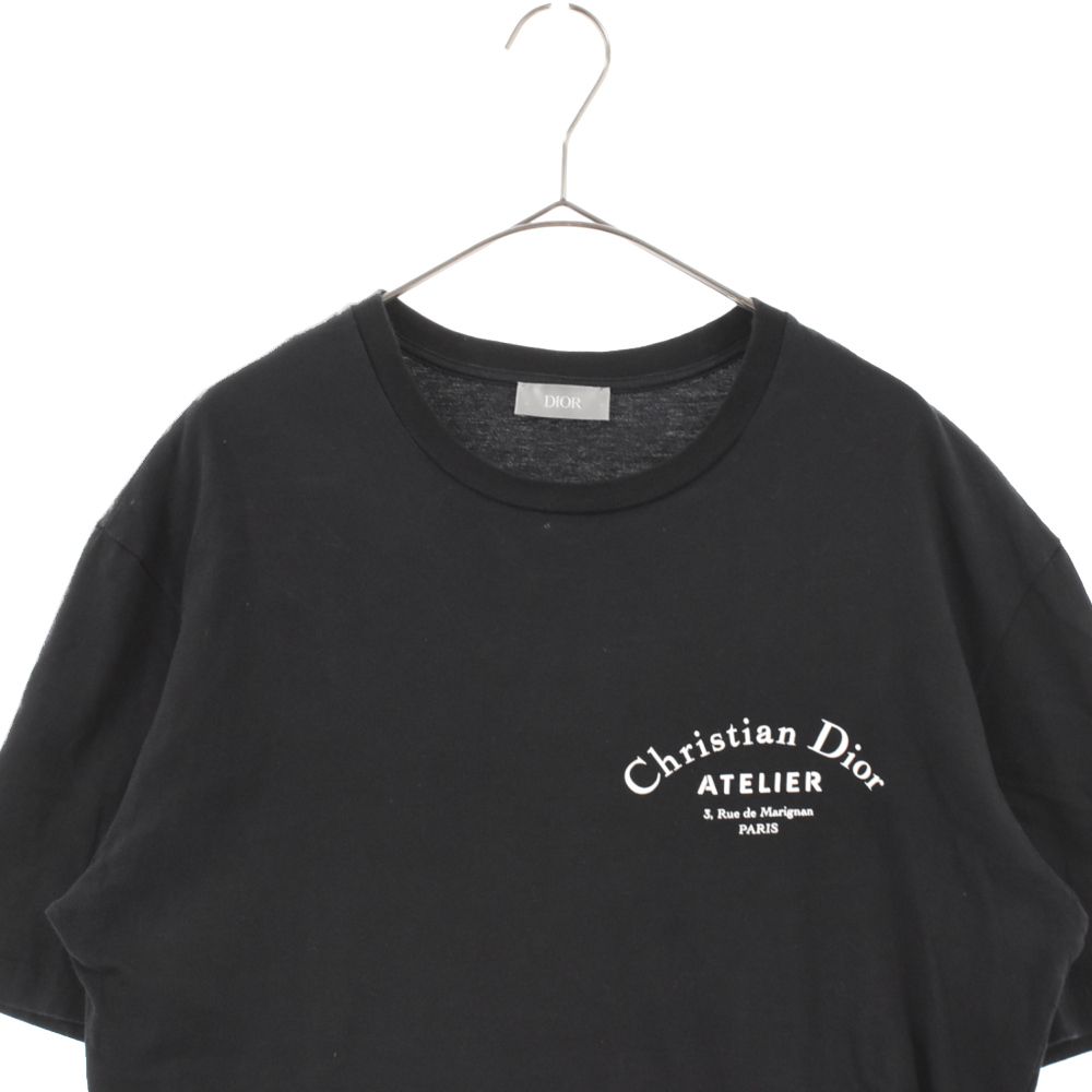 DIOR ディオール アトリエロゴプリントクルーネック半袖Tシャツ