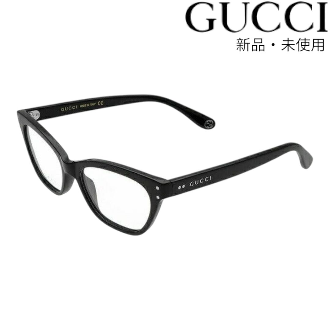 【新品未使用】GUCCI グッチ 伊達メガネ アイウェア GG0570O GUCCI グッチ メガネ GG0570O レディース ウェリントン型