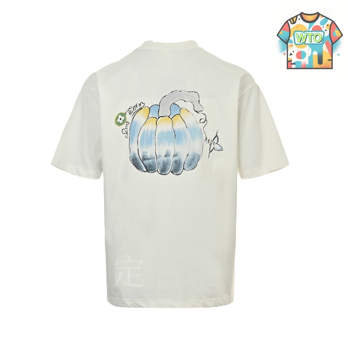 今日WTO】Louis Vuitton 25ss 背面南瓜プリント T シャツ-SQ03