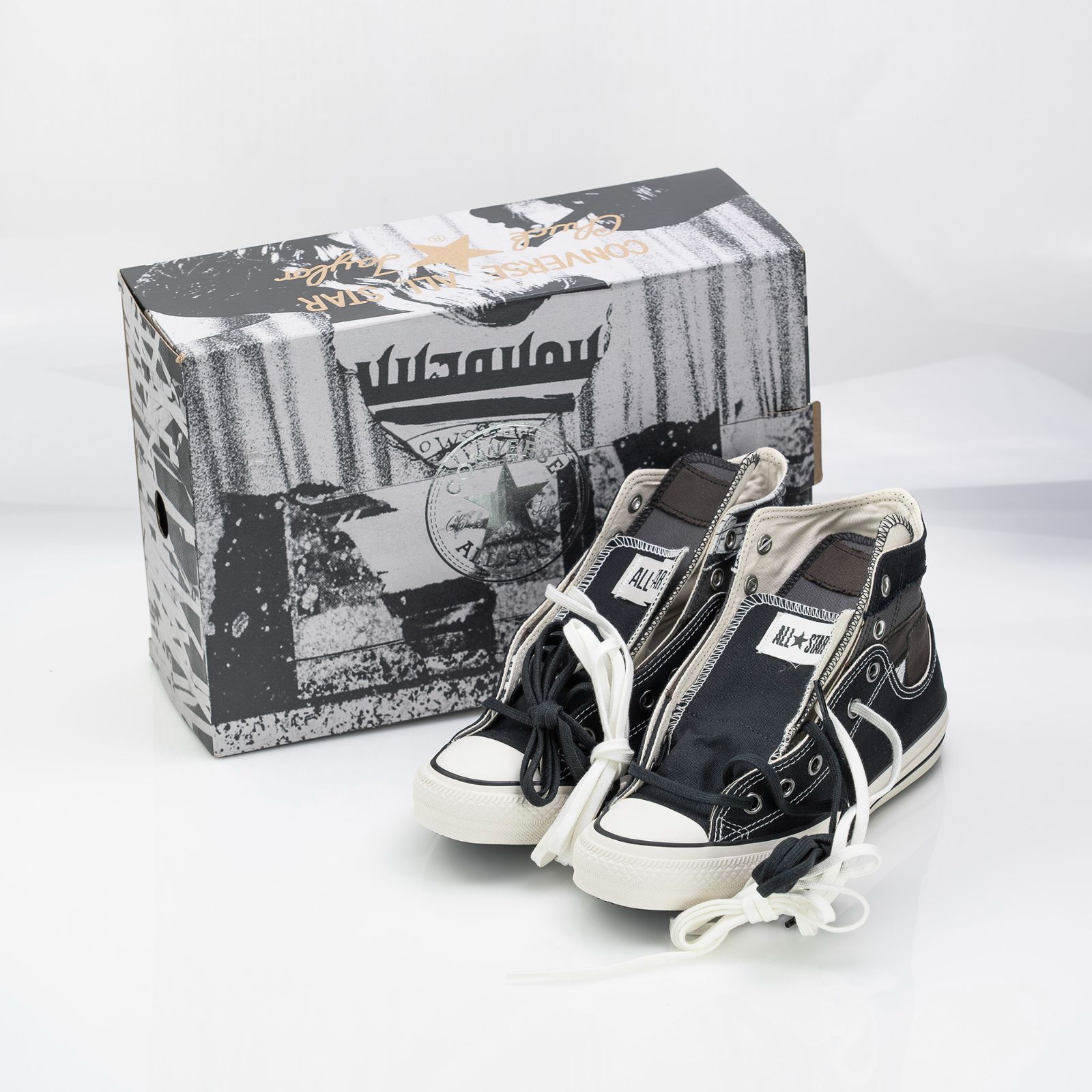 コンバース CONVERSE オールスター 100 河村康輔 コラボモデル ハイカット ブラック 25cm モデル