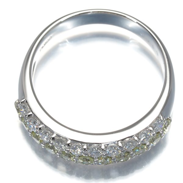 イエロー&クリア ダイヤ ダイヤモンド 1.00ct リング Pt900