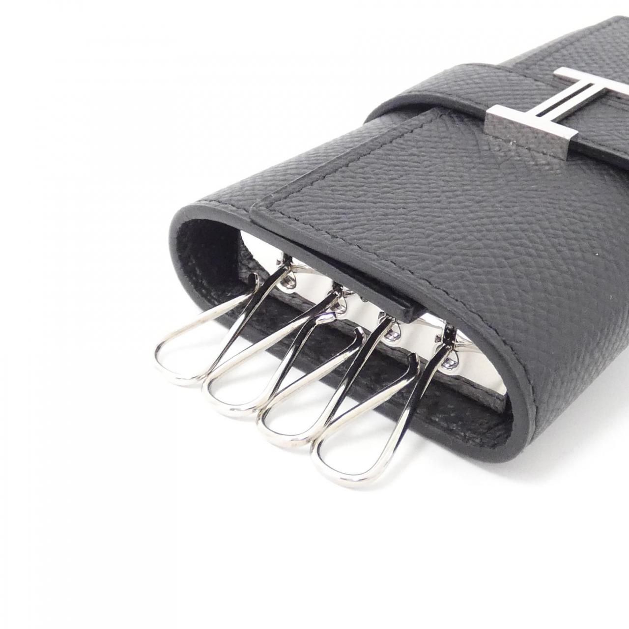 ◇エルメス◇レザー/ベアン/エトゥープ/4連キーケース/刻印:Z/ブランド  