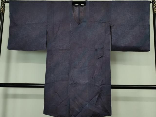 平和屋着物 上 道行コート スリーシーズン 春夏秋 塵除け ロング丈 紋紗 ペイズリー柄 暈し染め DZAA9845kh5