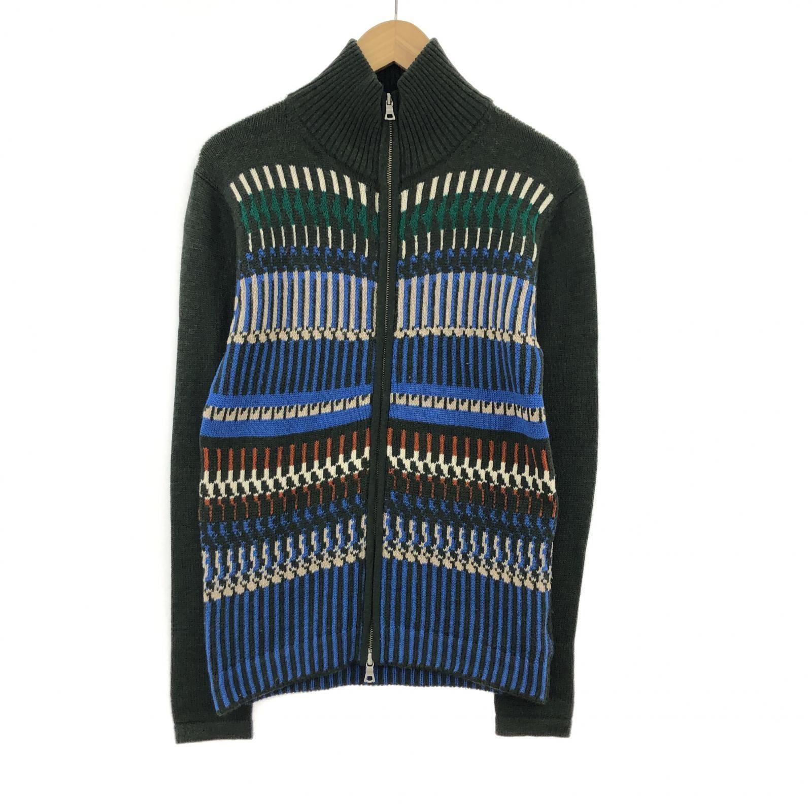 DRIES VAN NOTEN / 総柄ドライバーズニット