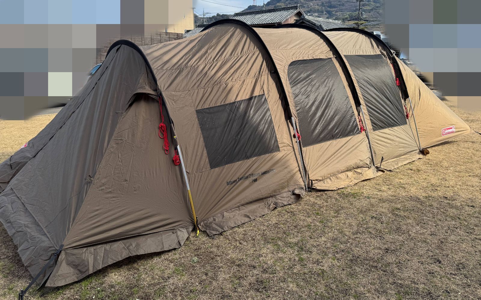 アテナトンネル2ルームハウス／LDXセット 美品 Coleman アテナトンネル