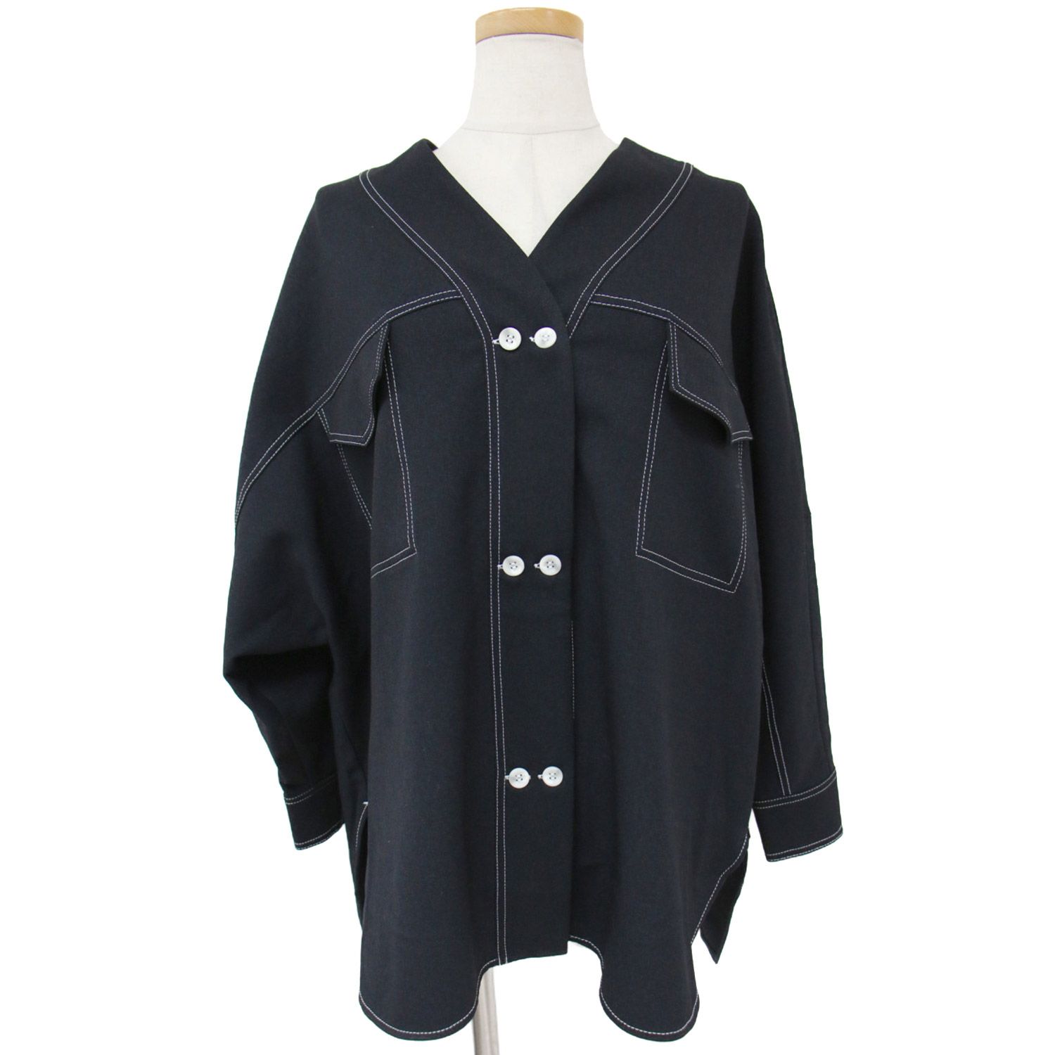 美品 Cen. セン ジャケット ブルゾン シャツ トップス アウター 23秋冬 