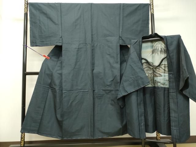 品質保証，爆買い 平和屋着物男性 本場大島紬 アンサンブル 80亀甲 総