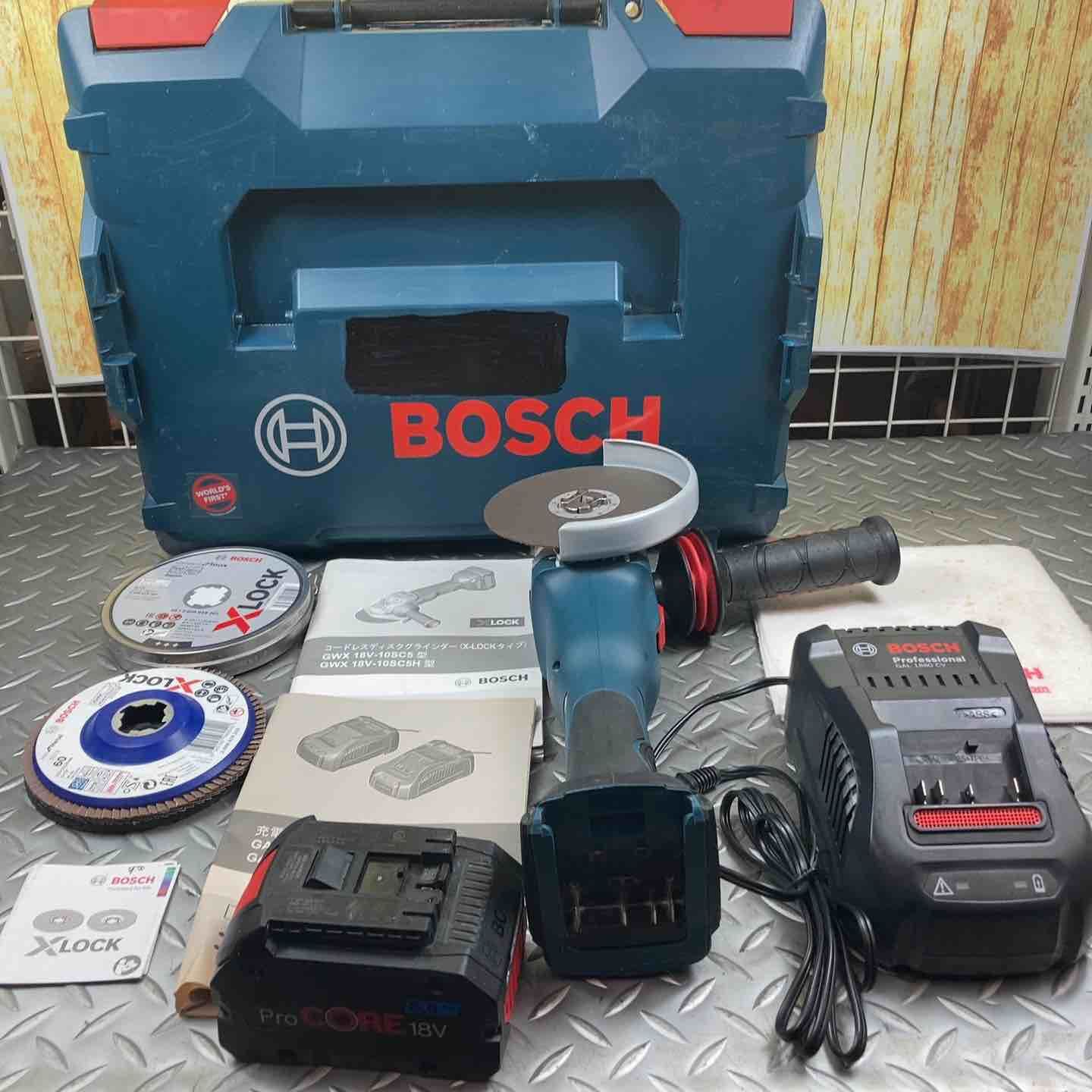 ボッシュ コードレスディスクグラインダー GWX18V-10SC 川崎店